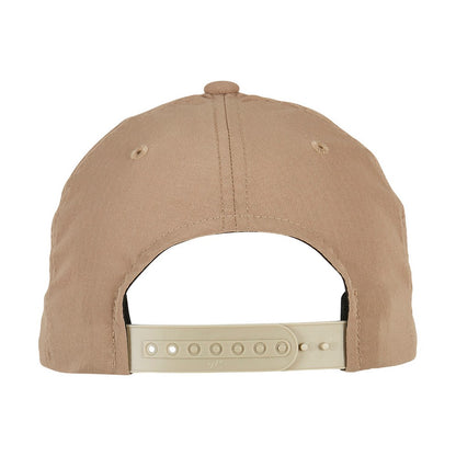 Khaki - Back - Flexfit Unisex Adult 110 Ripstop Snapback Cap