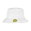 White - Front - Flexfit Unisex Adult Organic Cotton Bucket Hat