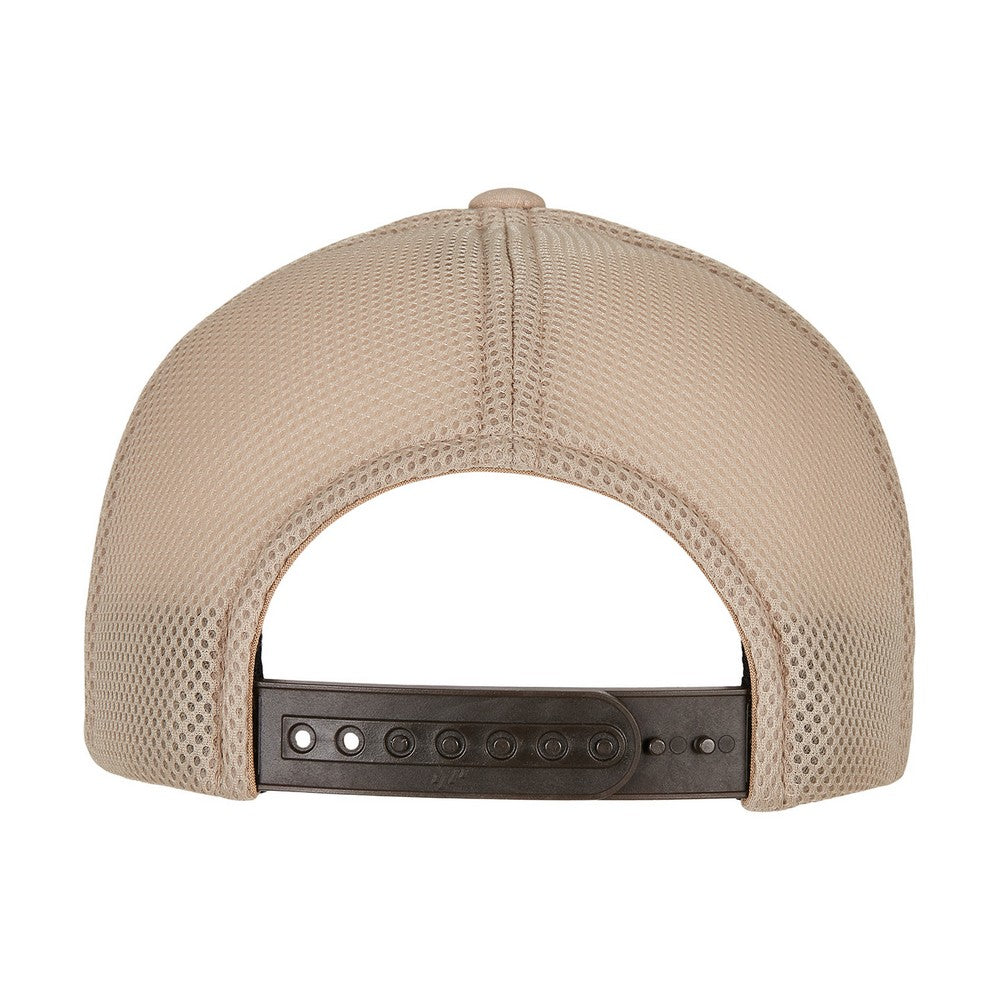 Khaki - Back - Flexfit Unisex Adult 110 Ripstop Trucker Cap