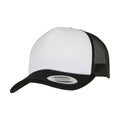 Black-White - Lifestyle - Flexfit Unisex Adult Classic Curved Foam Trucker Cap