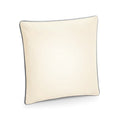 Natural-Light Grey - Front - Westford Mill Cotton Piped Cushion Cover