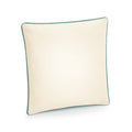 Natural-Sage Green - Front - Westford Mill Cotton Piped Cushion Cover