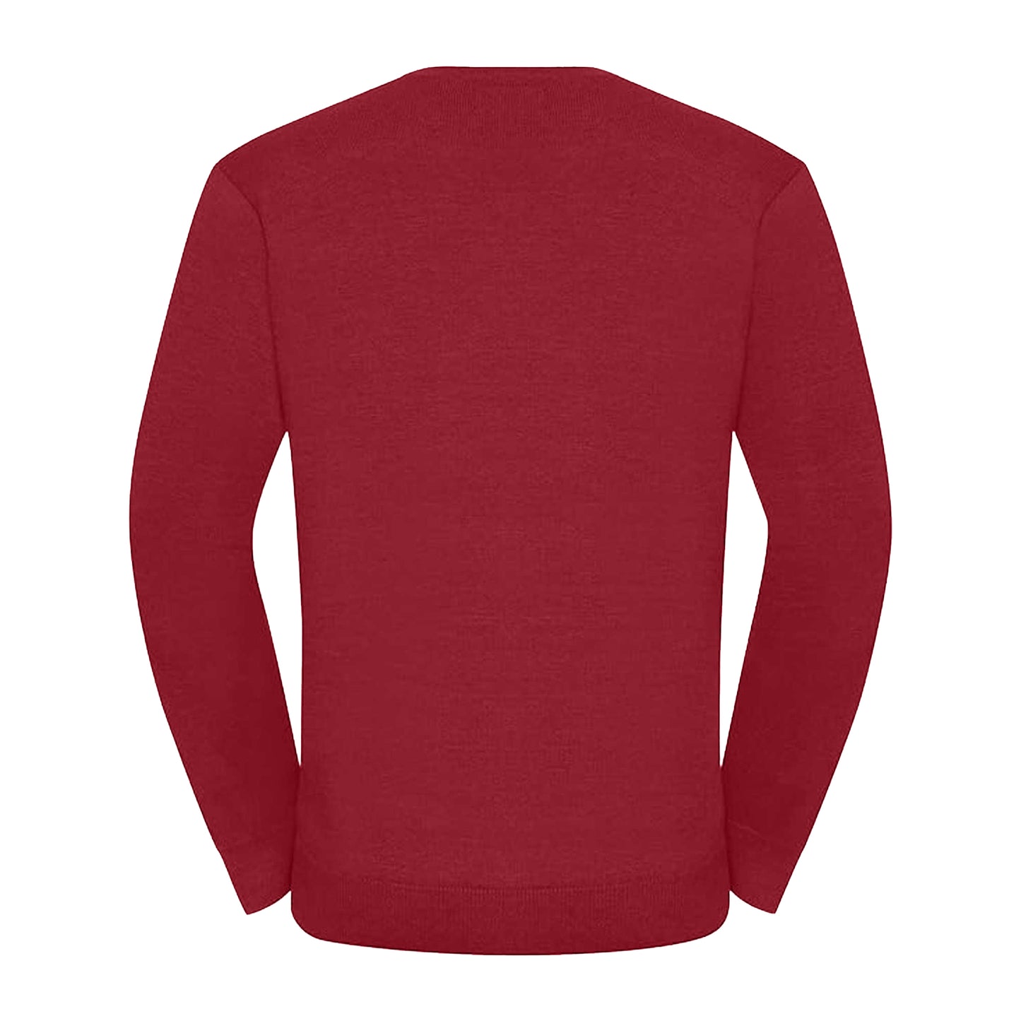 Classic Red - Back - Russell Mens Set-in Sweatshirt
