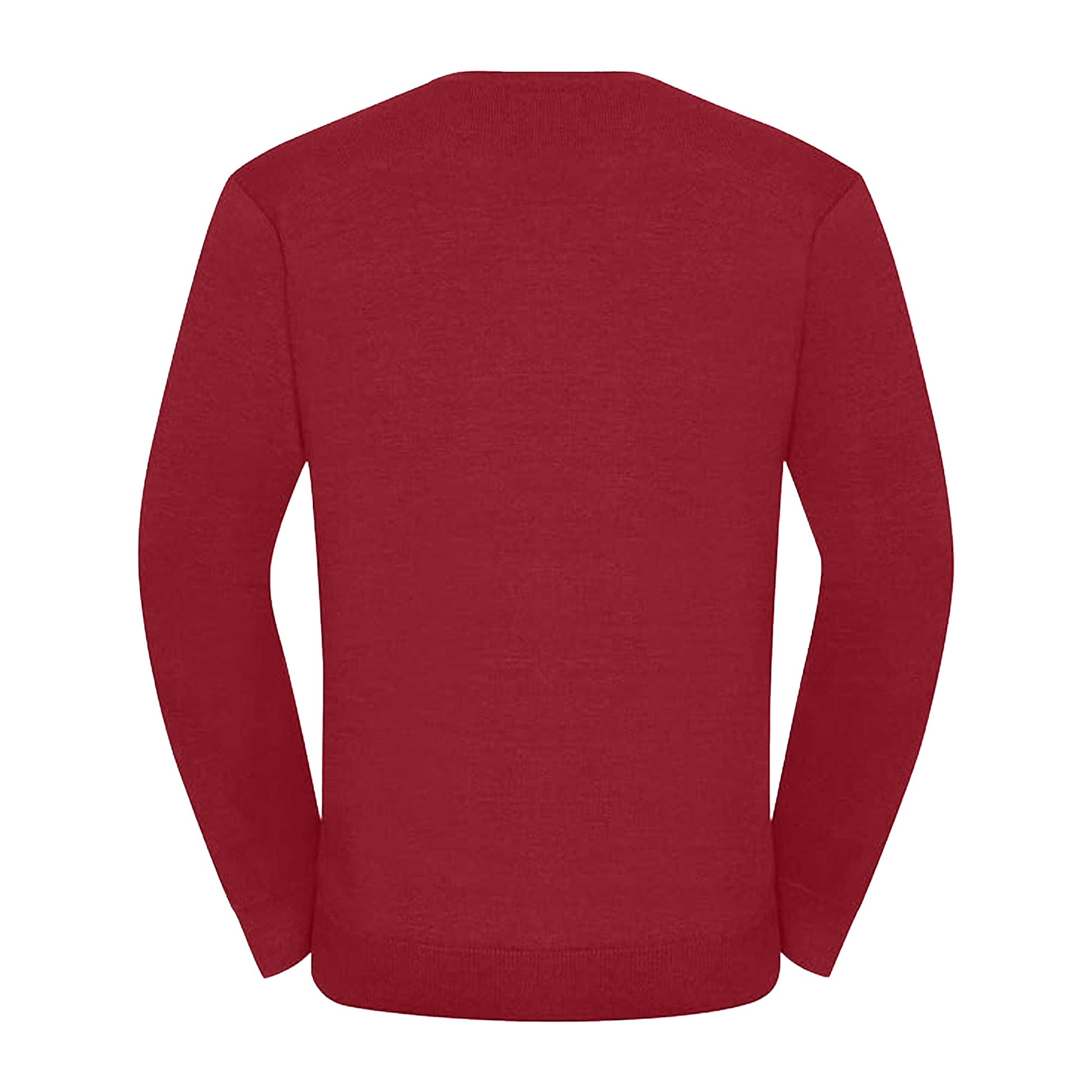 Classic Red - Back - Russell Mens Set-in Sweatshirt
