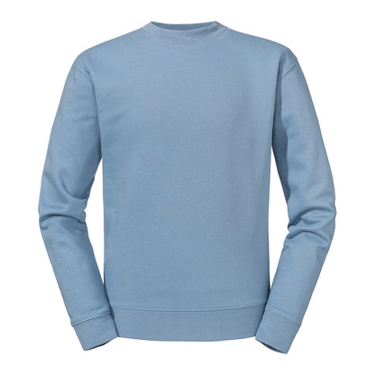 Mineral Blue - Front - Russell Mens Set-in Sweatshirt
