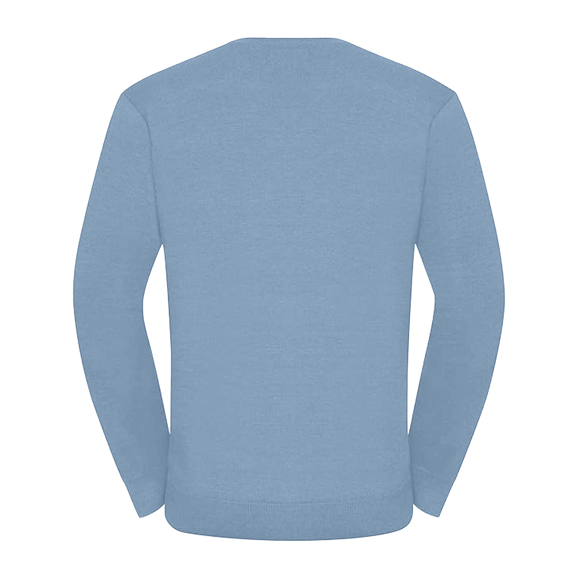 Mineral Blue - Back - Russell Mens Set-in Sweatshirt