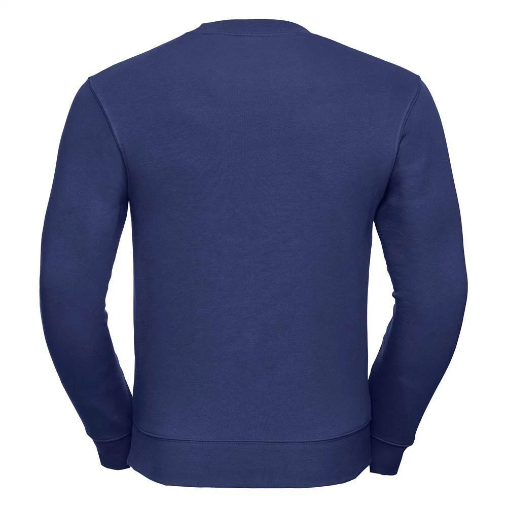 Bright Royal Blue - Back - Russell Mens Set-in Sweatshirt