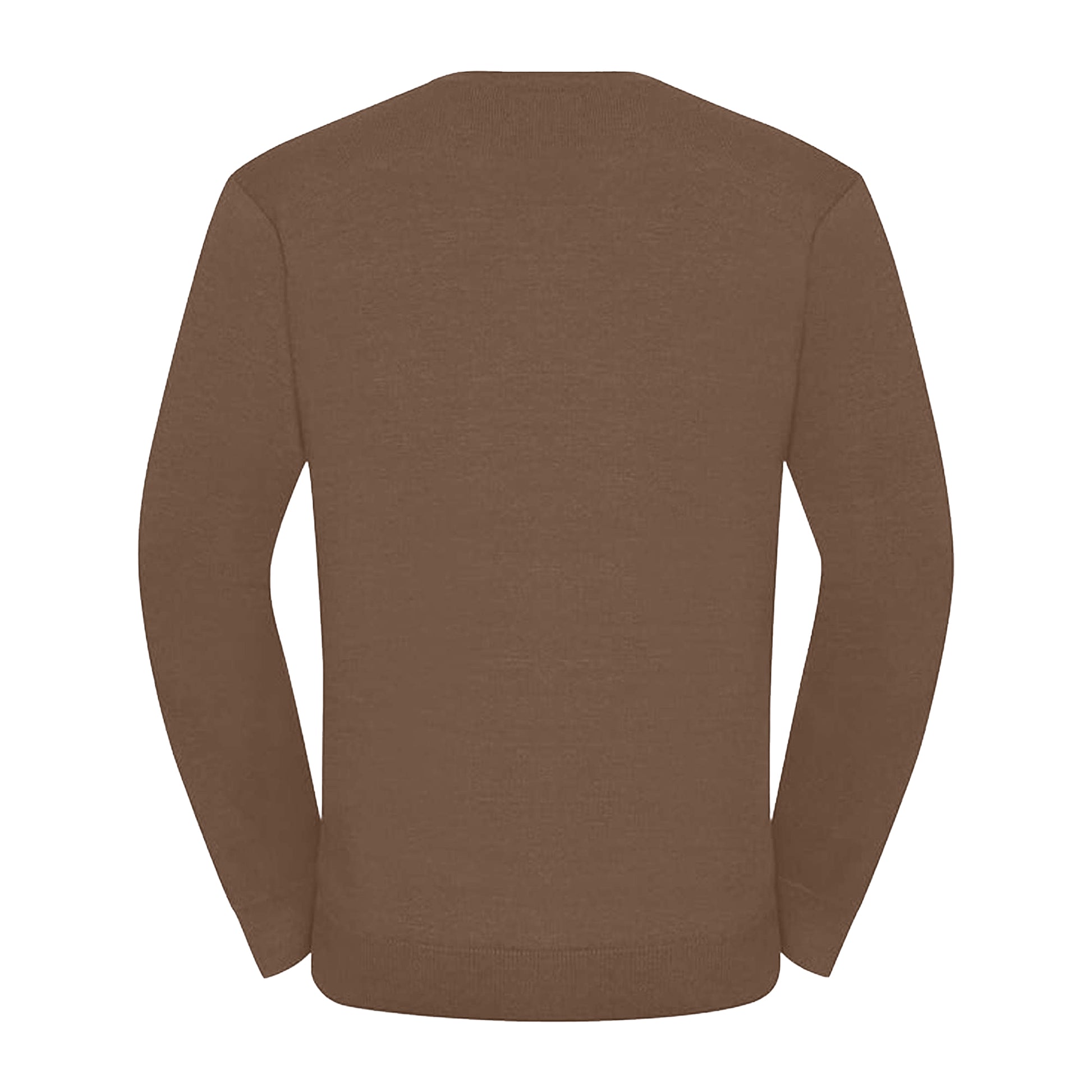 Mocha - Back - Russell Mens Set-in Sweatshirt