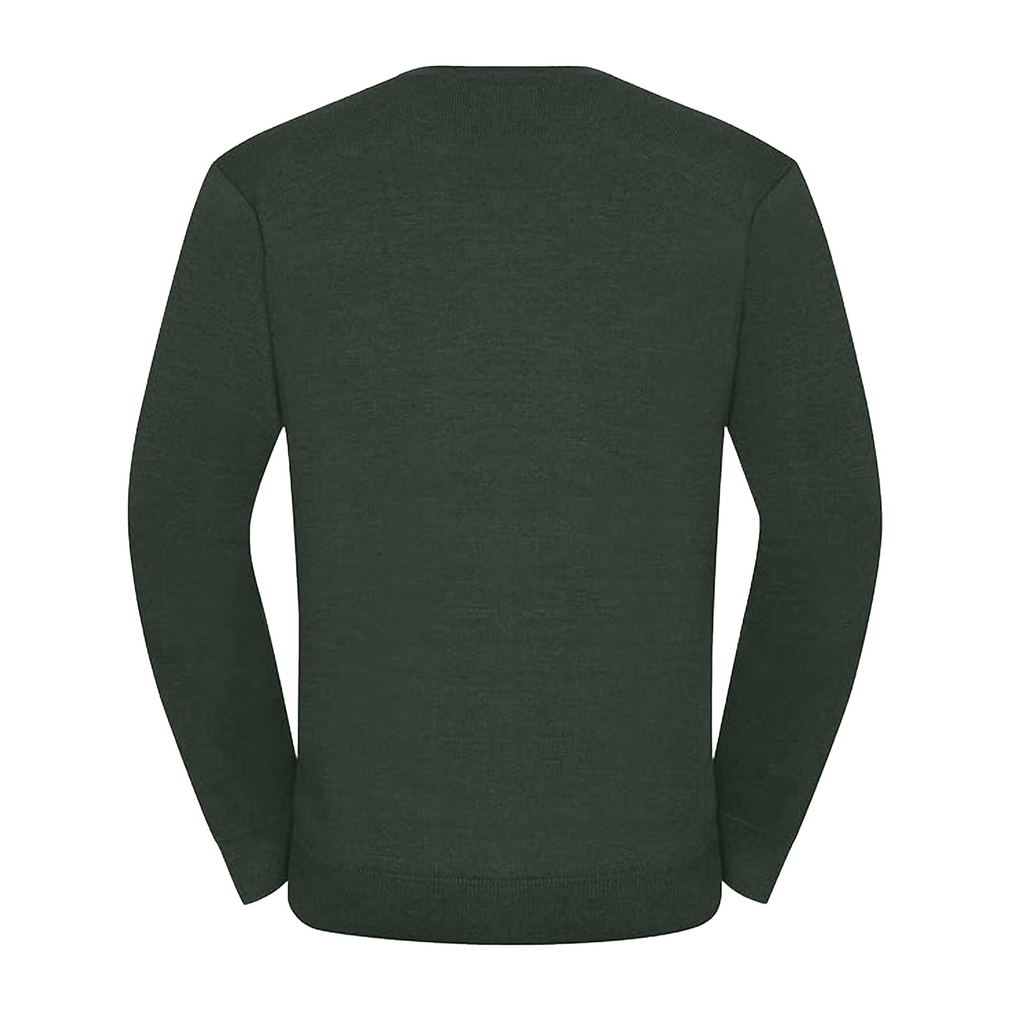Bottle Green - Back - Russell Mens Set-in Sweatshirt