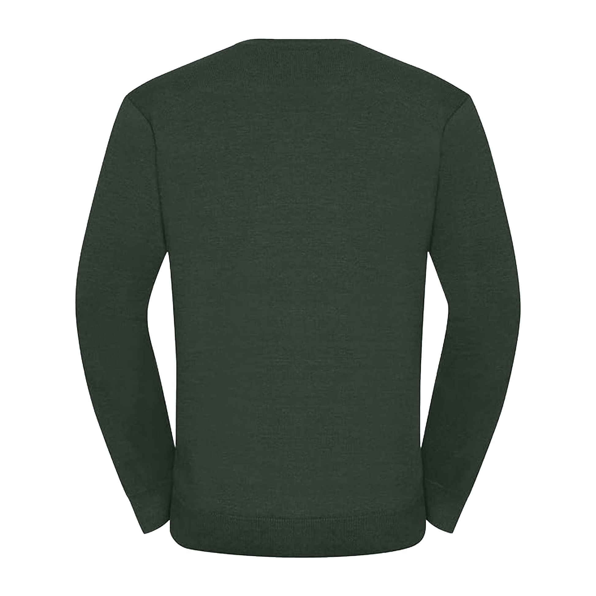 Bottle Green - Back - Russell Mens Set-in Sweatshirt