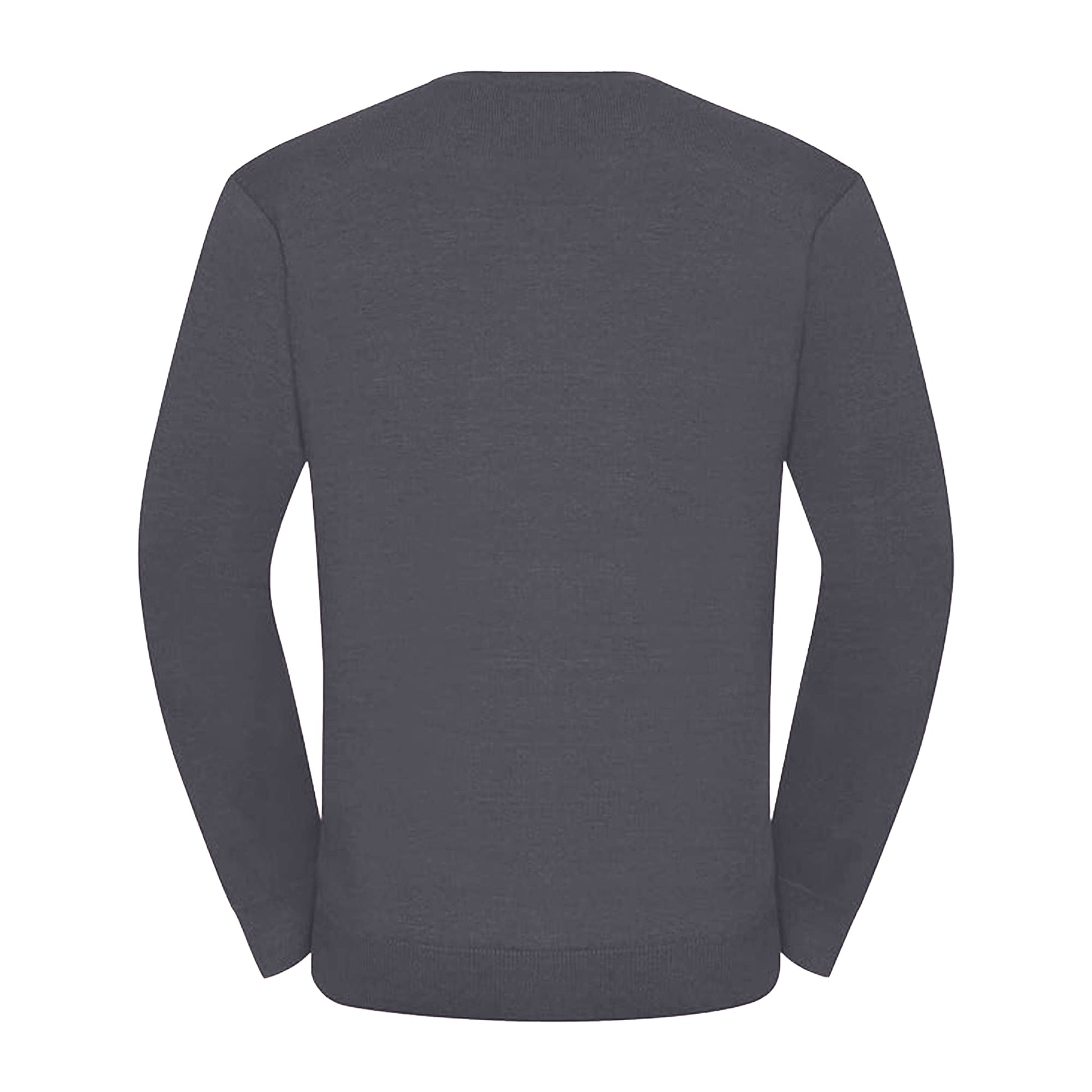Convoy Grey - Back - Russell Mens Set-in Sweatshirt