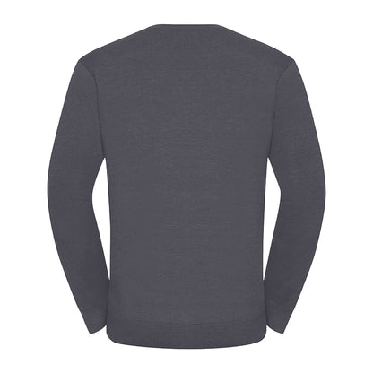 Convoy Grey - Back - Russell Mens Set-in Sweatshirt