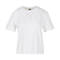 White - Front - Build Your Brand Womens-Ladies Oversized T-Shirt