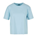 Ocean Blue - Front - Build Your Brand Womens-Ladies Oversized T-Shirt