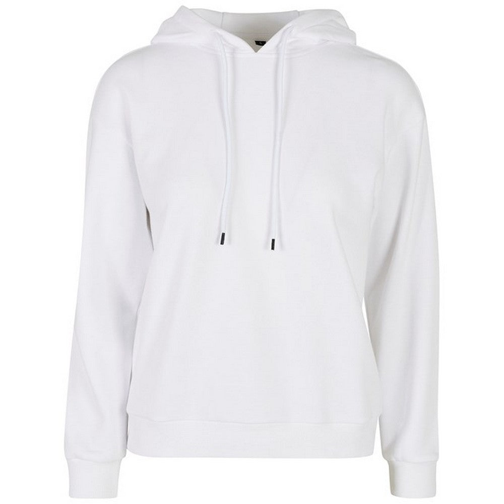 White - Front - Build Your Brand Womens-Ladies Oversized Everyday Hoodie