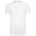 White - Front - Build Your Brand Mens Organic Round Neck T-Shirt