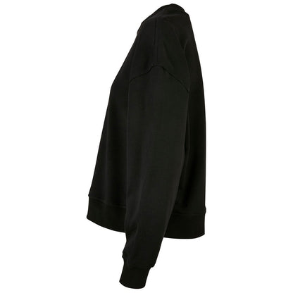 Black - Side - Build Your Brand Womens-Ladies Oversized Sweatshirt