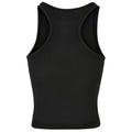 Black - Back - Build Your Brand Womens-Ladies Racerback Tank Top