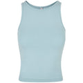 Ocean Blue - Front - Build Your Brand Womens-Ladies Racerback Tank Top