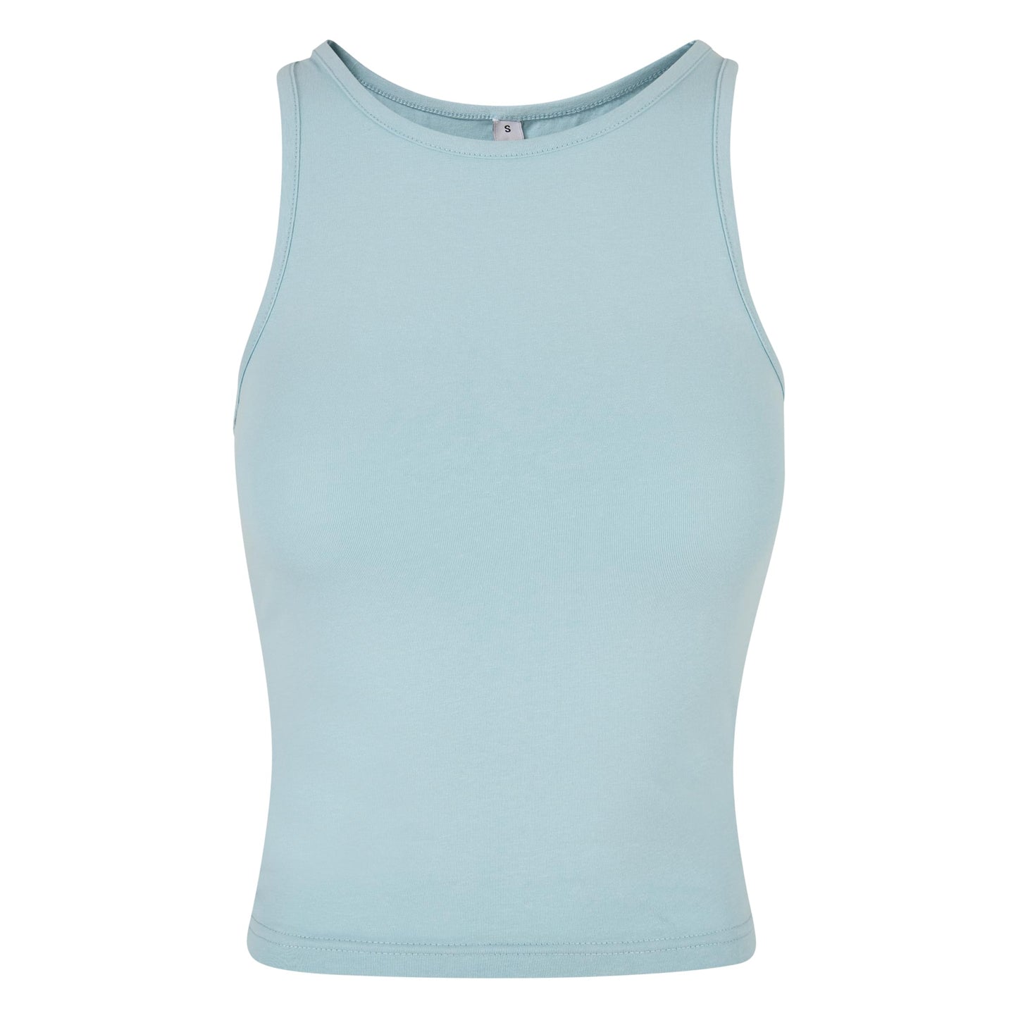 Ocean Blue - Front - Build Your Brand Womens-Ladies Racerback Tank Top