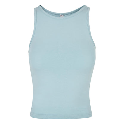 Ocean Blue - Front - Build Your Brand Womens-Ladies Racerback Tank Top