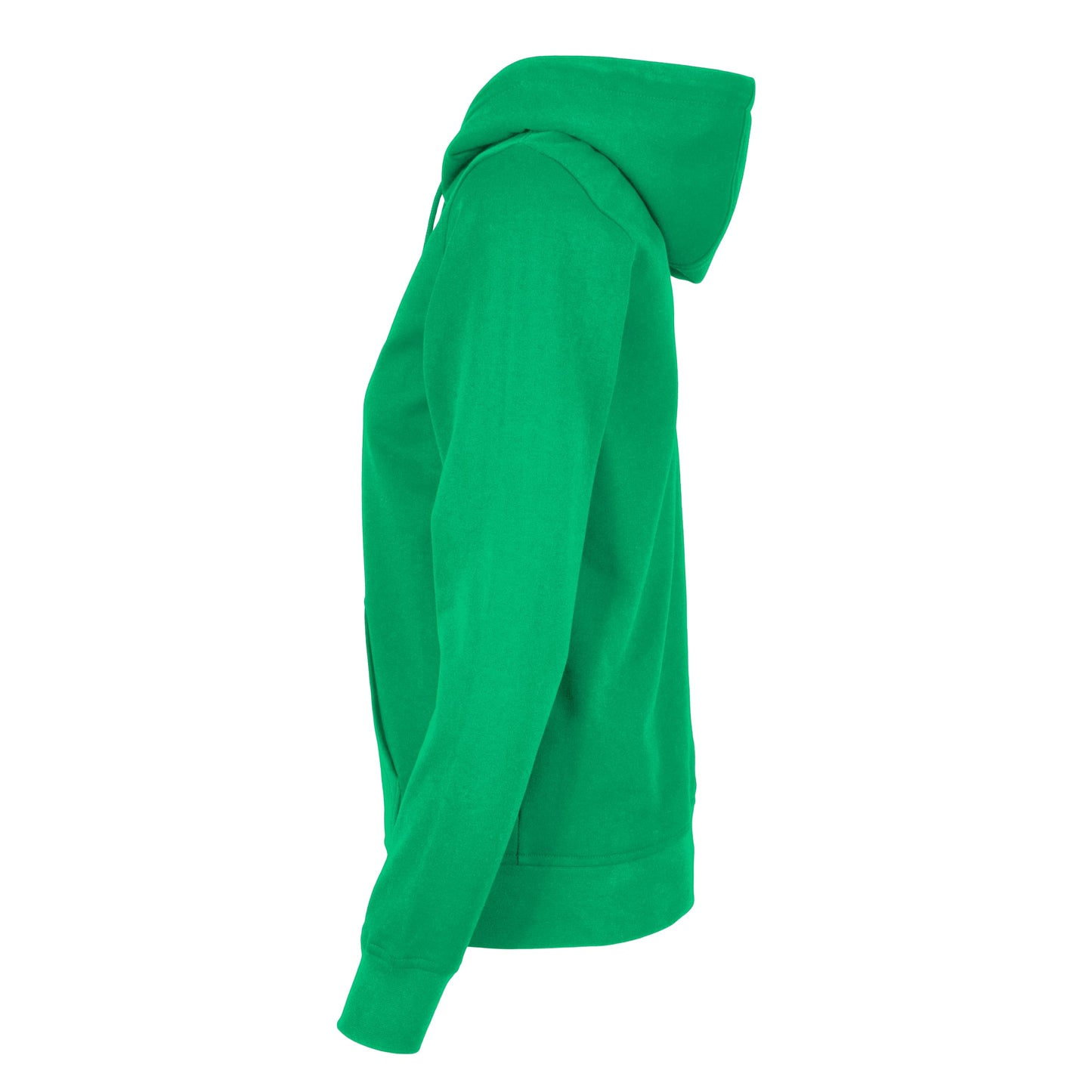 Grass Green - Side - Build Your Brand Womens-Ladies Basic Full Zip Hoodie