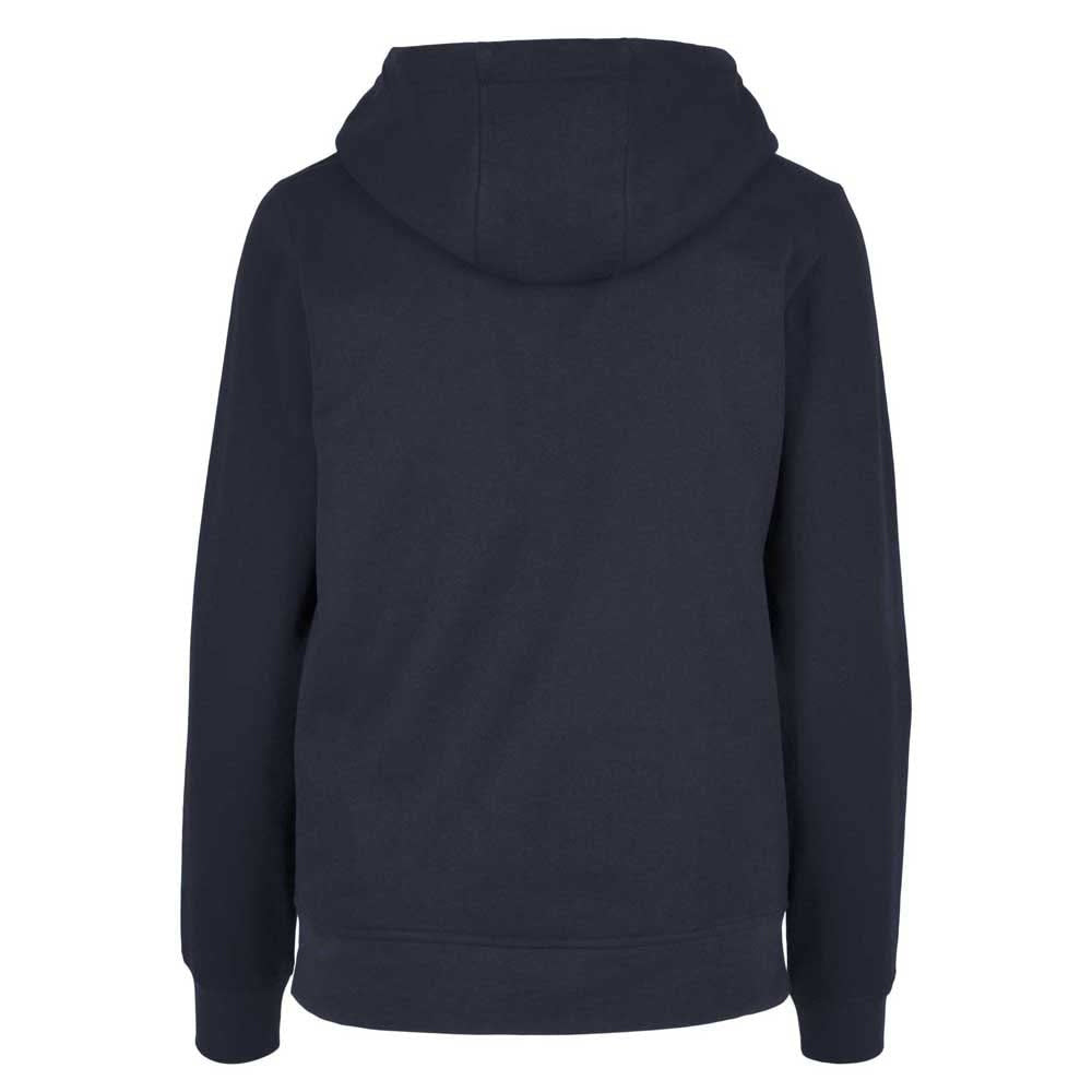 Navy - Back - Build Your Brand Womens-Ladies Basic Full Zip Hoodie