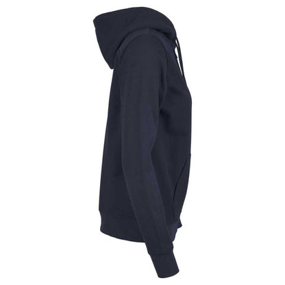 Navy - Lifestyle - Build Your Brand Womens-Ladies Basic Full Zip Hoodie