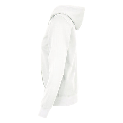 White - Side - Build Your Brand Womens-Ladies Basic Full Zip Hoodie