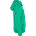 Grass Green - Side - Build Your Brand Childrens-Kids Basic Organic Hoodie