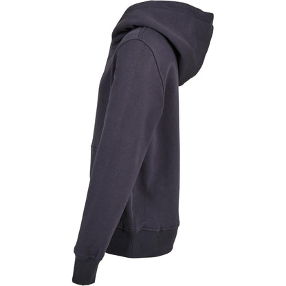 Navy - Lifestyle - Build Your Brand Childrens-Kids Basic Organic Hoodie
