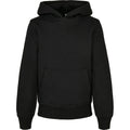 Black - Front - Build Your Brand Childrens-Kids Basic Organic Hoodie