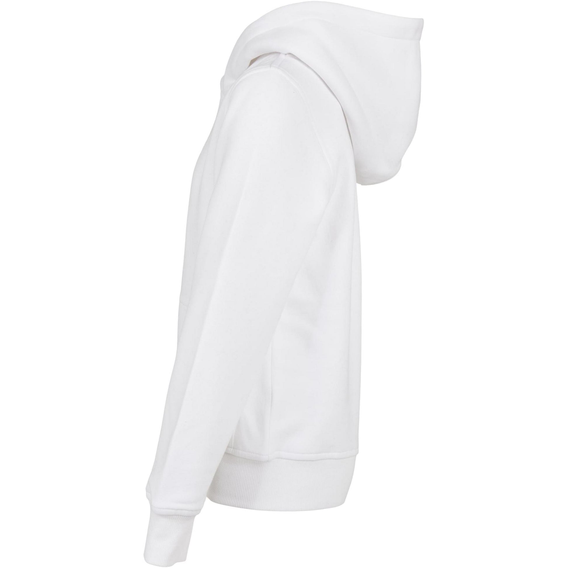 White - Lifestyle - Build Your Brand Childrens-Kids Basic Organic Hoodie