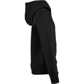 Black - Side - Build Your Brand Childrens-Kids Basic Organic Hoodie
