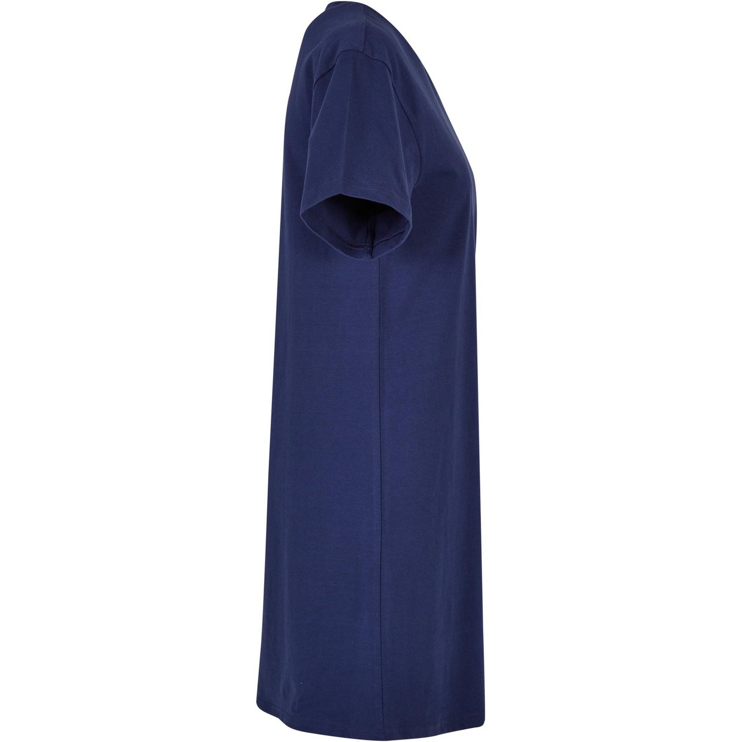Light Navy - Side - Build Your Brand Womens-Ladies T-Shirt Dress