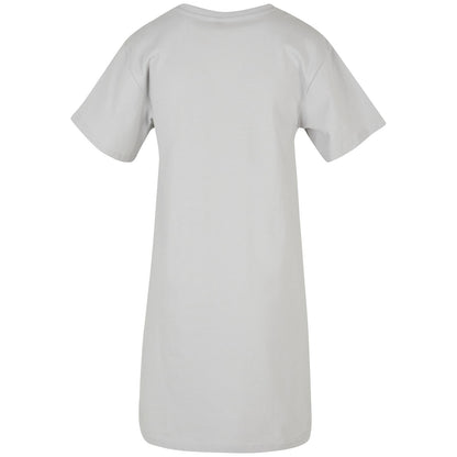 Light Asphalt - Back - Build Your Brand Womens-Ladies T-Shirt Dress