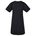 Black - Back - Build Your Brand Womens-Ladies T-Shirt Dress