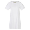 White - Front - Build Your Brand Womens-Ladies T-Shirt Dress