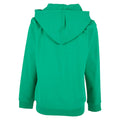 Grass Green - Back - Build Your Brand Childrens-Kids Basic Organic Full Zip Hoodie