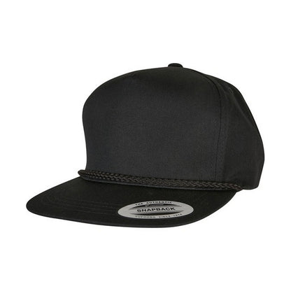 Black - Front - Flexfit Unisex Adult Classic Poplin Golf Cap