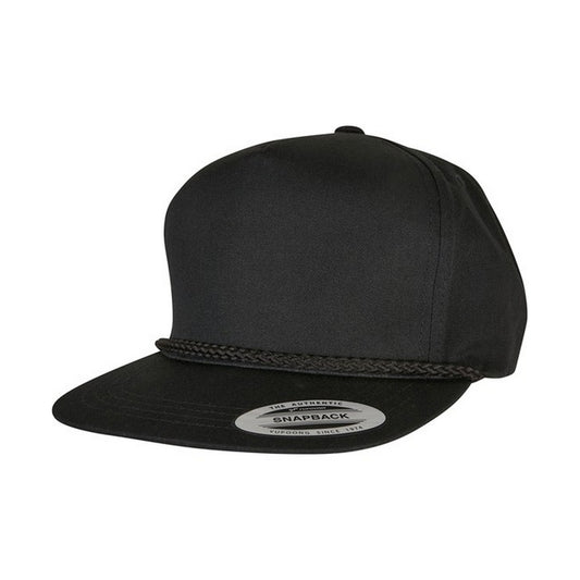 Black - Front - Flexfit Unisex Adult Classic Poplin Golf Cap