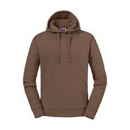Mocha - Front - Russell Mens Authentic Hoodie