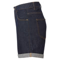 Indigo - Side - Wombat Womens-Ladies Denim Shorts