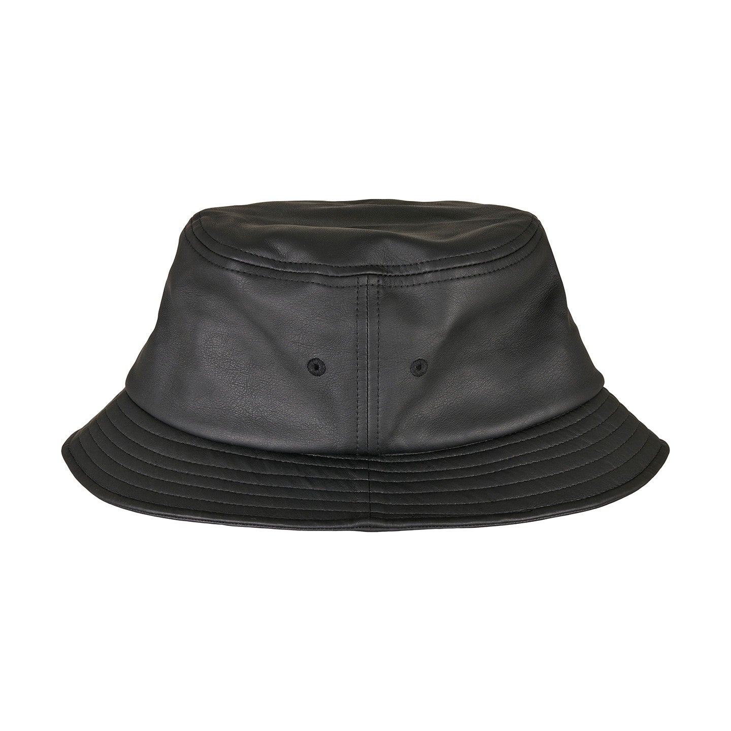 Black - Side - Flexfit Unisex Adult Bucket Hat