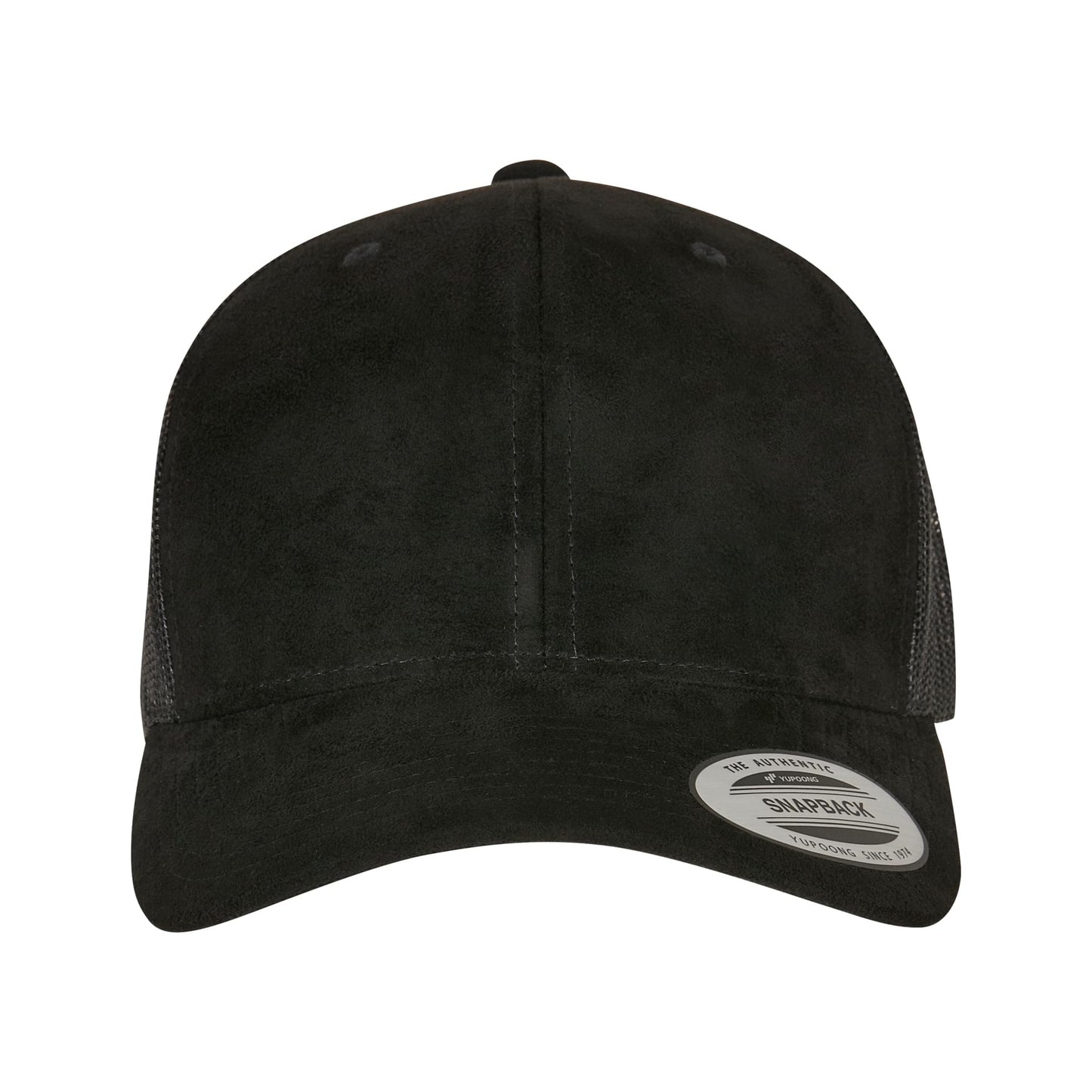 Black - Front - Flexfit Unisex Adult Trucker Cap