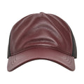 Maroon-Black - Front - Flexfit Unisex Adult Trucker Cap