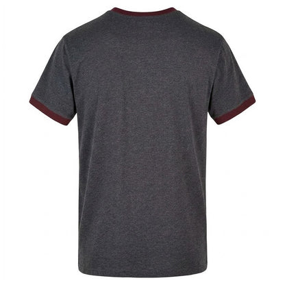 Charcoal-Cherry - Back - Build Your Brand Mens T-Shirt