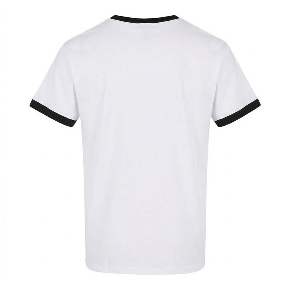 White-Black - Back - Build Your Brand Mens T-Shirt