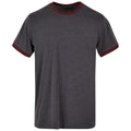 Charcoal-Cherry - Front - Build Your Brand Mens T-Shirt