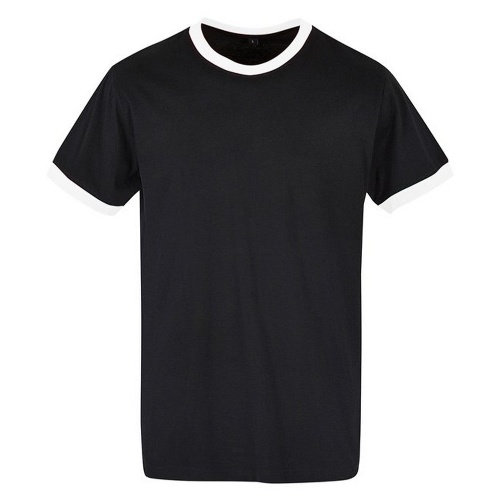 Black-White - Front - Build Your Brand Mens T-Shirt